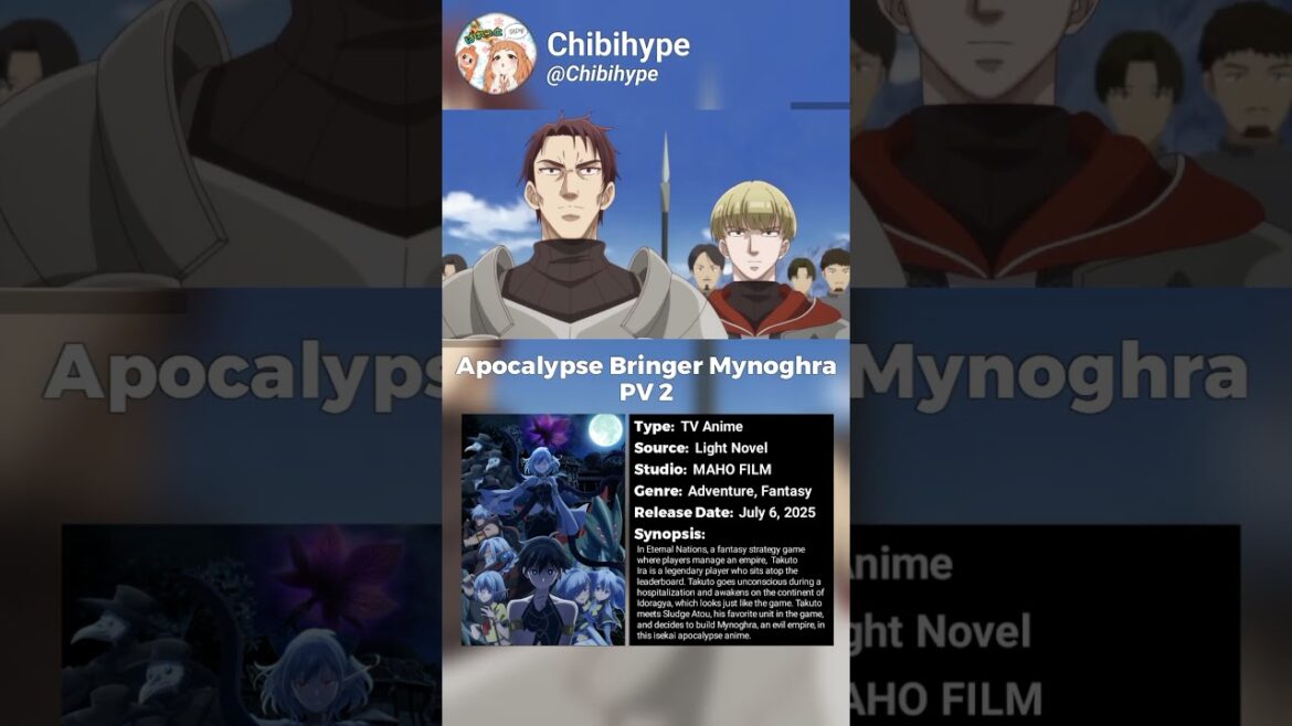 【TV Anime】『Isekai Mokushiroku Mynoghra』《2nd PV》