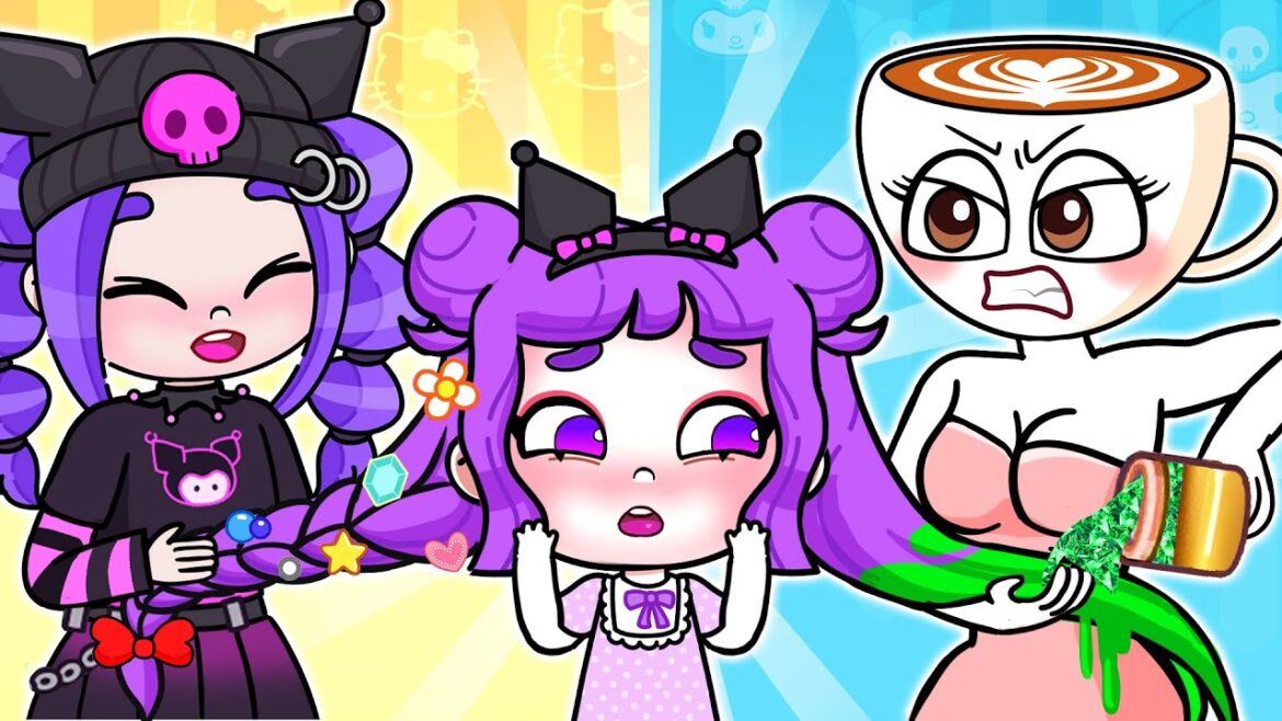 Nanny Kuromi vs Nanny Cappucchina | My Melody, Kuromi, Hello Kitty And Friends In Avatar World