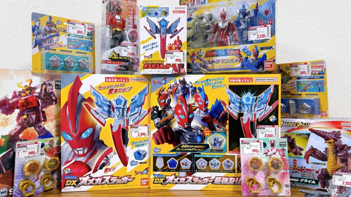 ウルトラマンオメガ玩具祭り！【大量買い動画】DXオメガスラッガー・UNI版DXシンケンオー・オメガ最強なりきりセット・ウルトラメテオセット