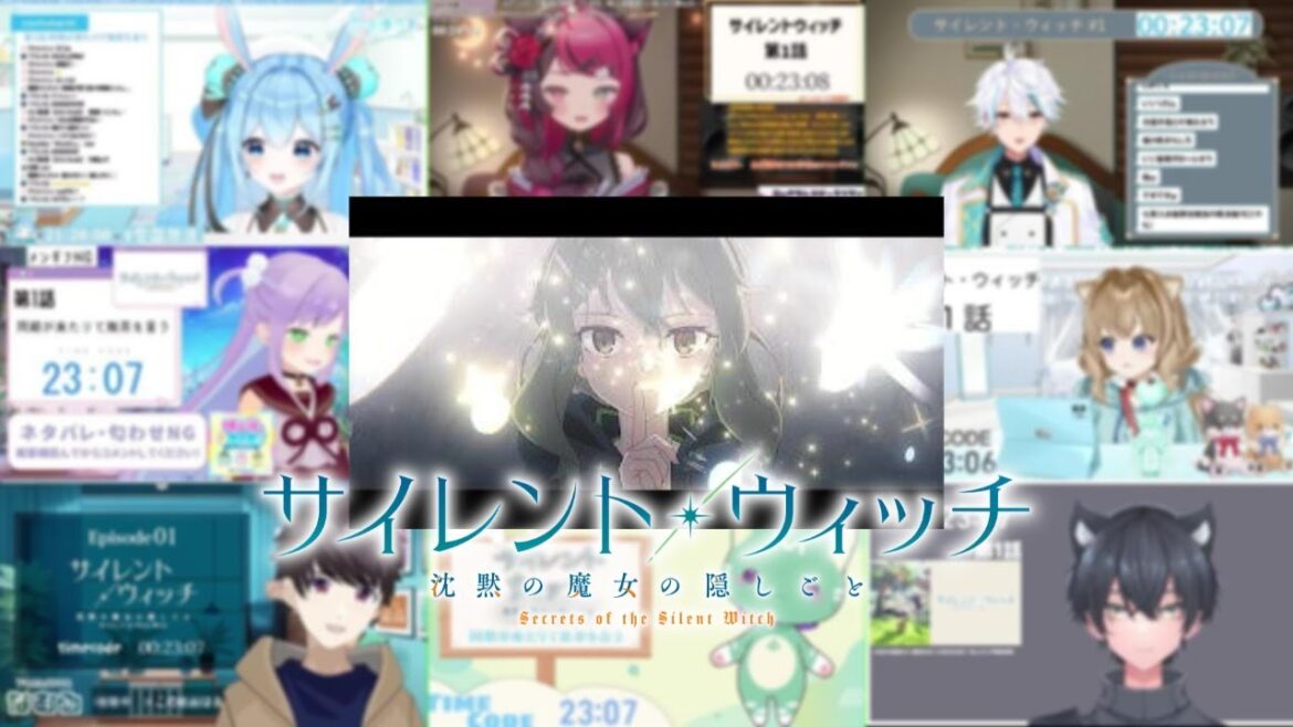 サイレントウィッチ 沈黙の魔女の隠しごと オープニング / Vtuber リアクション / Secrets of the Silent Witch Opening Reaction Mashup