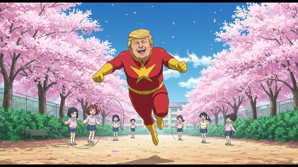それいけ！トランプ関税マン | AIアニメOP