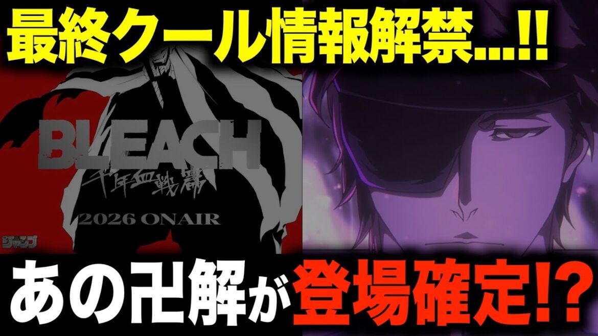 BLEACHアニメ第4クールで遂にあの卍解が登場...？意味深なスタッフコメントがヤバすぎると話題に【禍進譚】