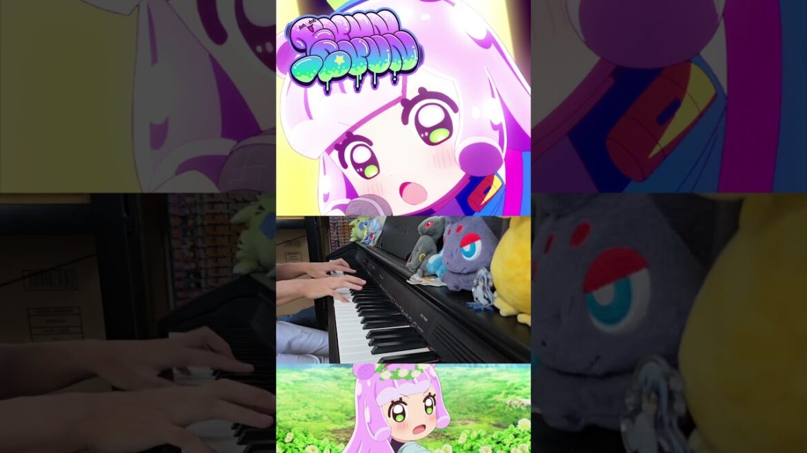 【ピアノ】「Brun-Brun / ぷにる（CV：篠原 侑）」TVアニメ『ぷにるはかわいいスライム』第2期 OP【弾いてみた】- Puniru / anime piano #shorts