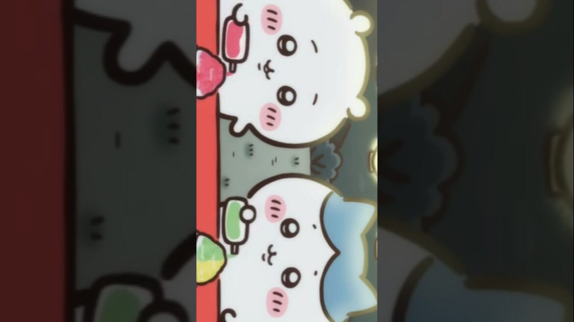ちいかわ 切抜き動画 かき氷シロップ part1 新作嬉しい #shorts