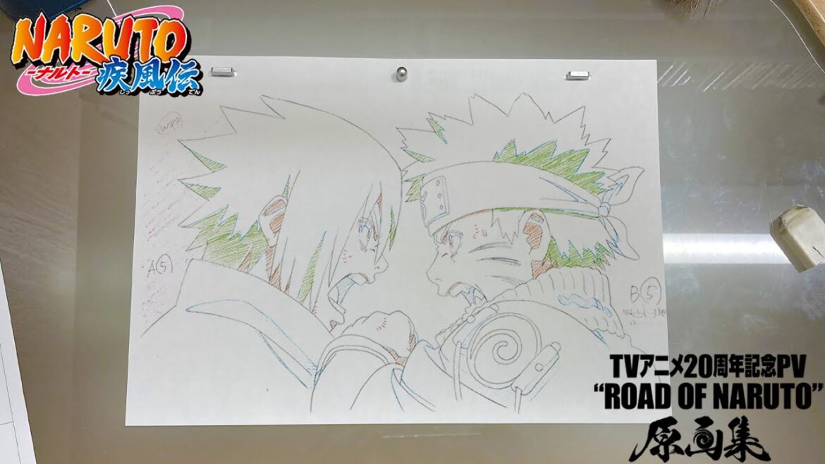 『TVアニメ20周年記念PV"ROAD OF NARUTO"原画集』告知映像