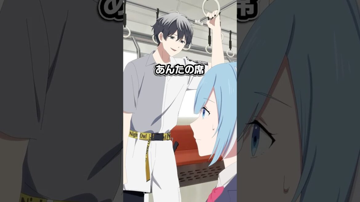 【カレコレコラボ】寝たふりで女子高生のほうに倒れてくるおじさん #ハンドレ #ハンドレッドノート #anime