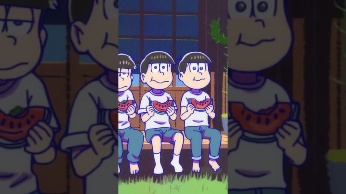 【 #おそ松さん 】夏はやっぱりスイカだね【切り抜き松】