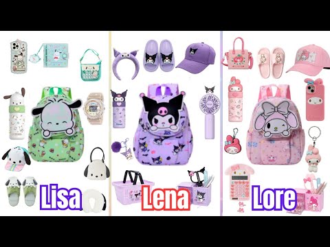 リサかレナかロレかクルモリVSメロディVSポシェクー✨🌸🎀|究極のカワイイコレクション比較 リサかレナかロレかクルモリVSメロディVSポシェクー✨🌸🎀|究極のカワイイコレクション比較