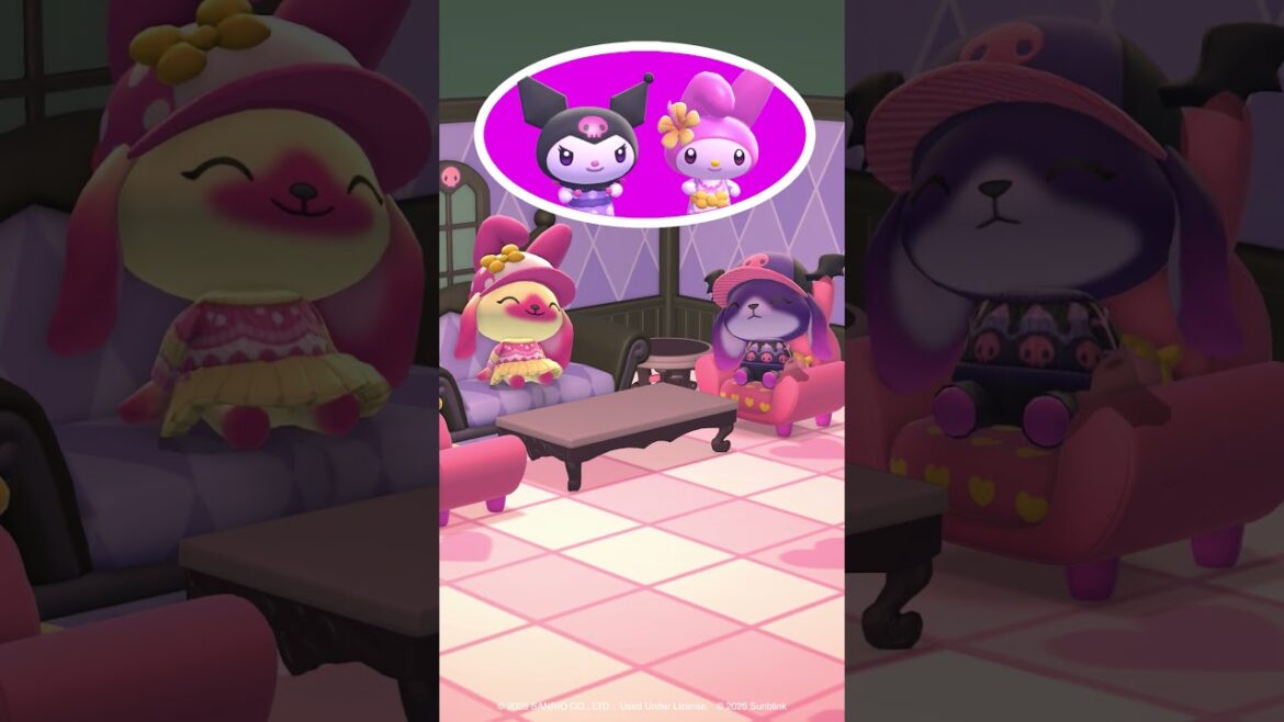 Explore #HelloKittyIslandAdventure with besties, Kuromi and My Melody! Fun adventures are ahead! 💜🩷
