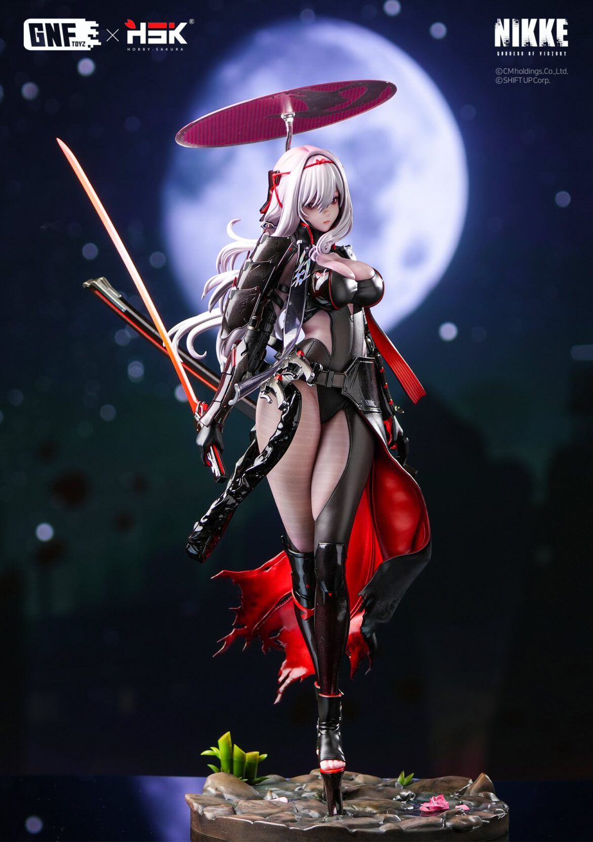 HobbySakura、GNFTOYZとのコラボ「勝利の女神：NIKKE」より「紅蓮：ブラックシャドウ」1/4フィギュアを公開 - HOBBY Watch