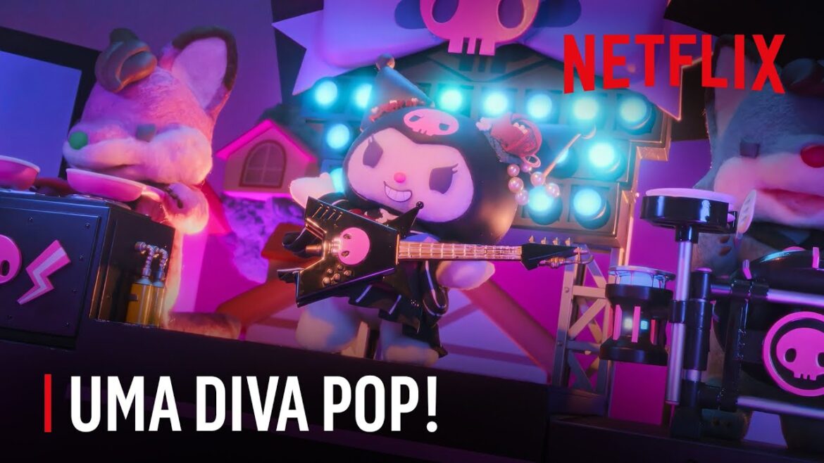 Kuromi ARRASA no palco, mas a equipe tá pro crime | My Melody & Kuromi | Netflix Brasil