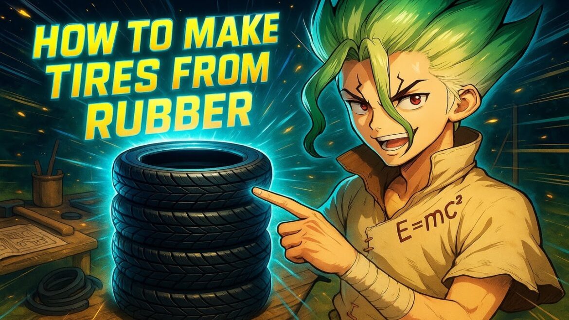 Can You Make Tires from Rubber Alone?🤔 Senkuu Says YES!