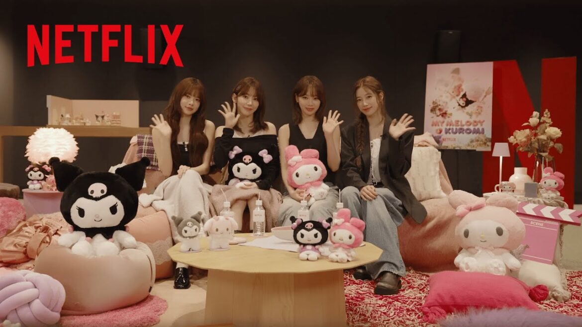 LE SSERAFIMのインタビュー映像💌｜My Melody & Kuromi｜Netflix Japan