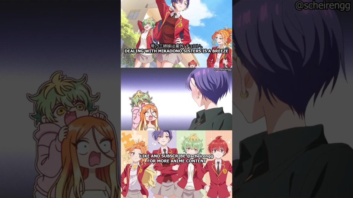 They all blush ☺️ 📺 Dealing with Mikadono Sisters Is a Breeze
