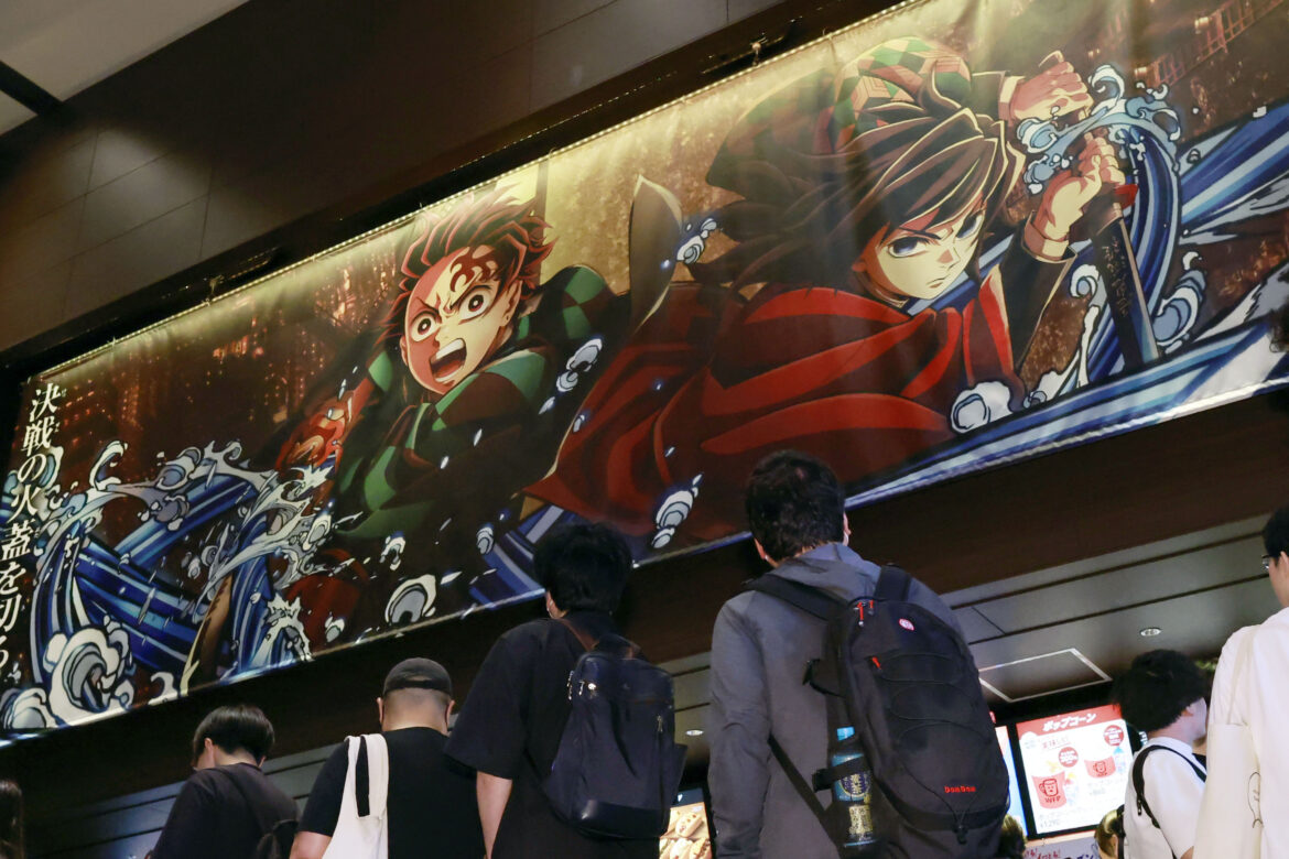 Opening day of latest &quot;Demon Slayer&quot; movie