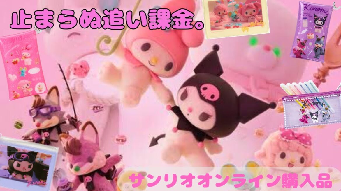 【サンリオ】MyMelody & Kuromi 追い購入記録。【オンライン購入品】