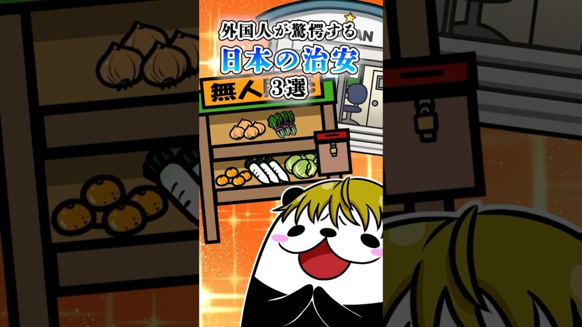 外国人が驚愕する日本の治安３選【アニメ】#Plottアニメ #テイペン