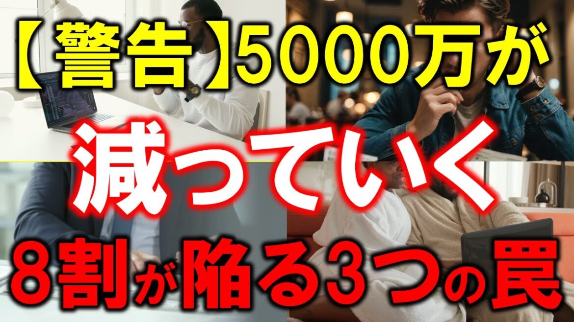 【警告】5000万円が減っていく｜ 8割が陥る3つの罠