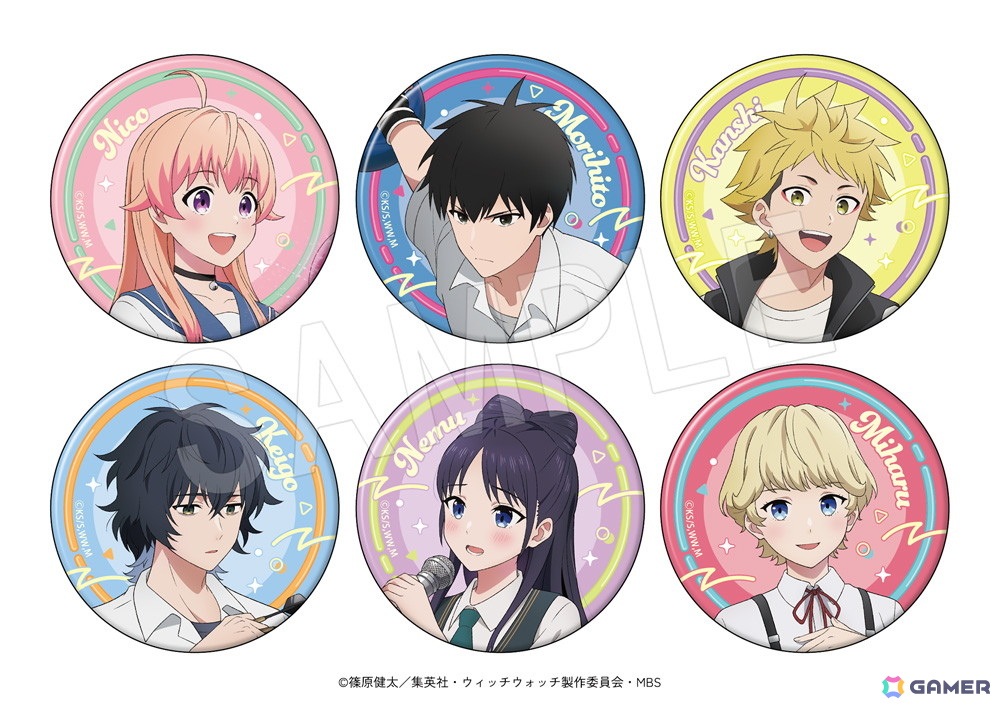 TVアニメ「ウィッチウォッチ」と「ROUND1」のコラボキャンペーンが開催！ボウリングなどを楽しむニコたち6人の新作グッズが登場の画像