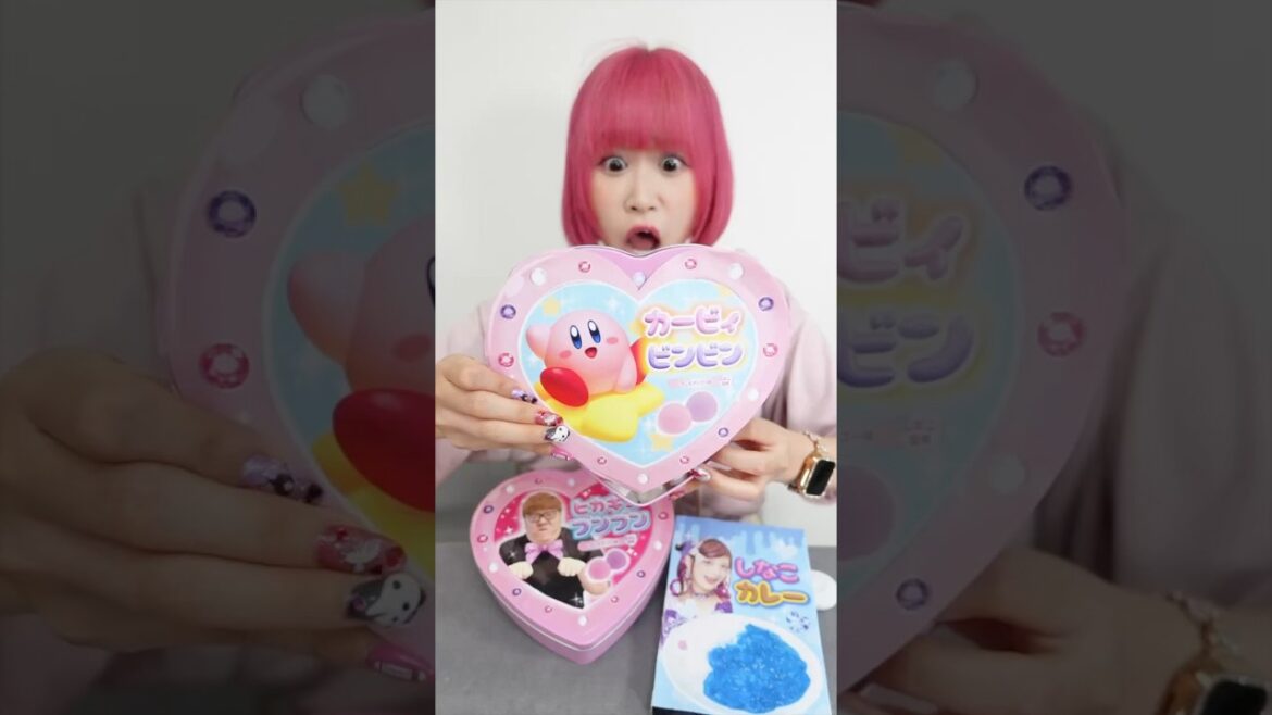 相方のしなこボンボンの中身がヤバすぎてびっくりした。 #しなこちゃん #しなこボンボン #カービィ