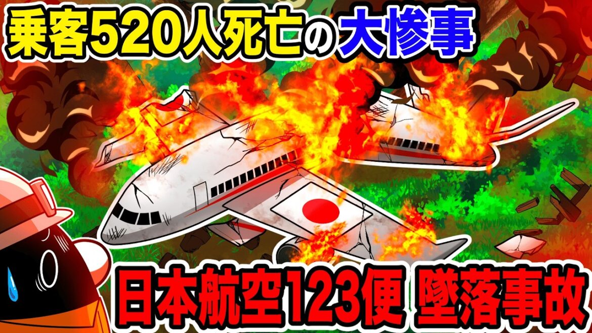 【8時間以上救助なし】日本史上最悪の航空事故「日本航空123便墜落事故」とは【アニメ】 【8時間以上救助なし】日本史上最悪の航空事故「日本航空123便墜落事故」とは【アニメ】