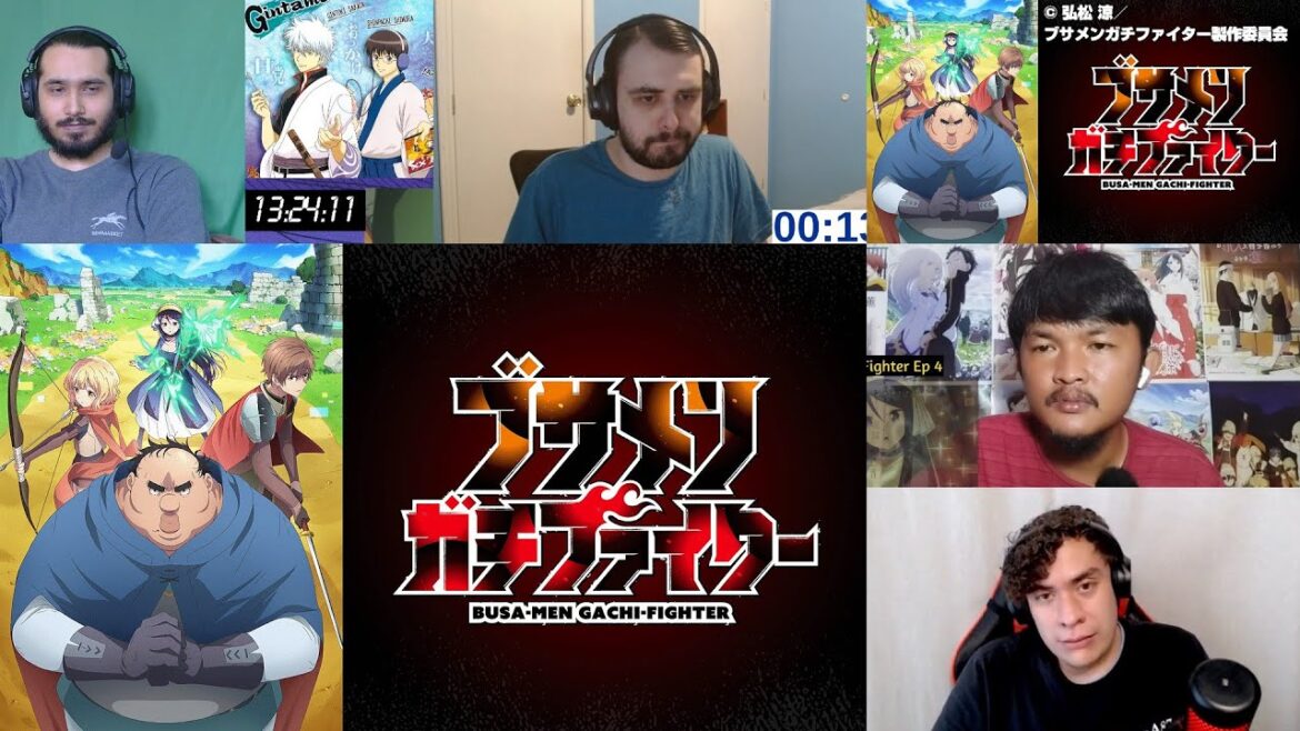 【海外の反応】ブサメンガチファイター 4話 Busamen Gachi Fighter Episode 4 Reaction Mashup