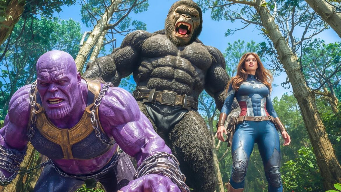 King Kong vs Thanos: Epic Battle to Rescue Captain Carter Shakes the City