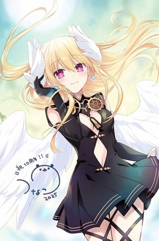 原作イラスト・つなこ氏のお祝いイラスト