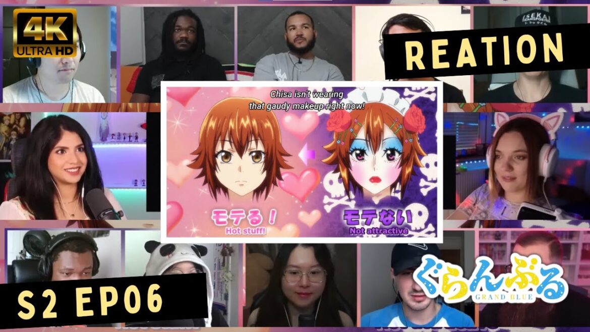 Grand Blue Dreaming Season 2 Episode 6 Reaction Mashup | ぐらんぶる