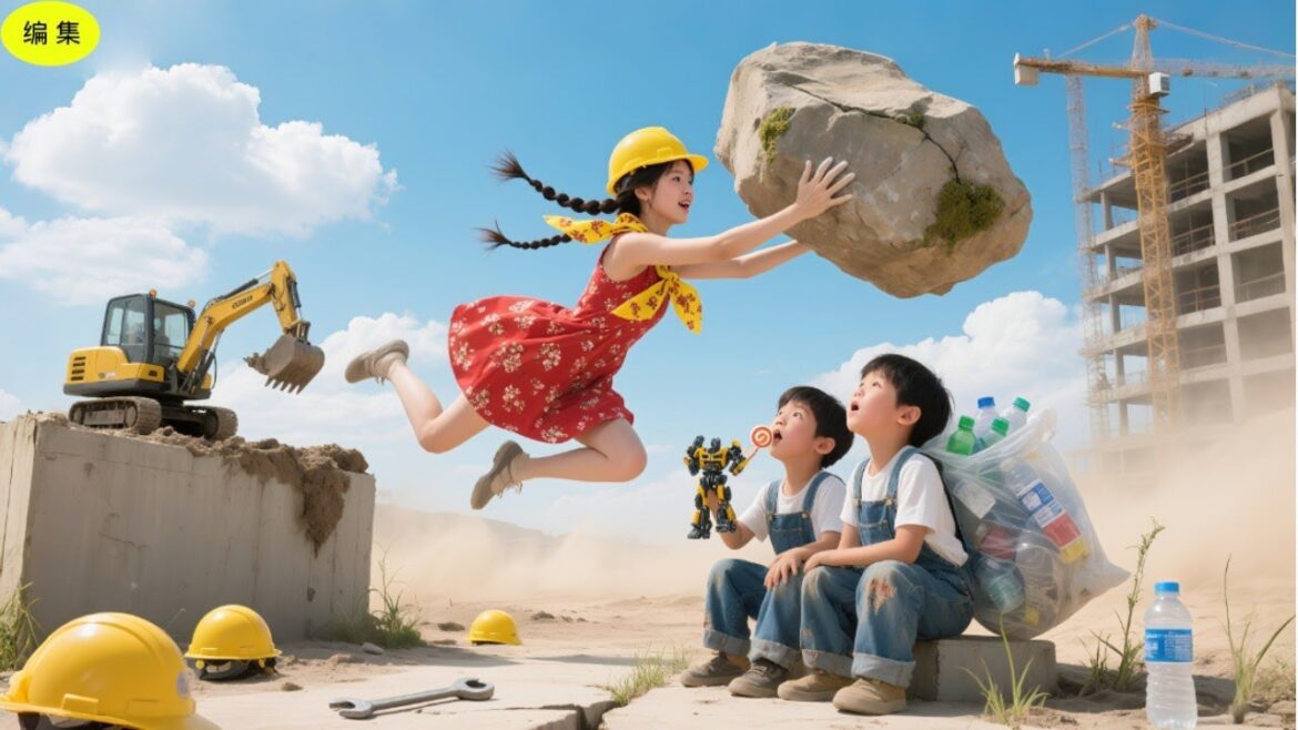 巨石が落ちてきた！怪力の田舎娘が500キロの巨石を持ち上げ、物乞いをしていた双子を救った。まさかCEOの子供だったとは？運命が変わる！