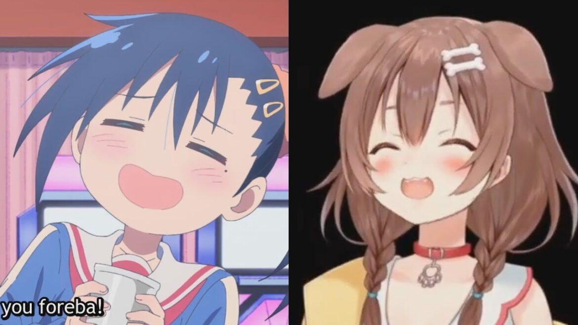 Aoi saying Korone's "I'm die, thank you forever" - Cultural Exchange with Game Center Girl anime