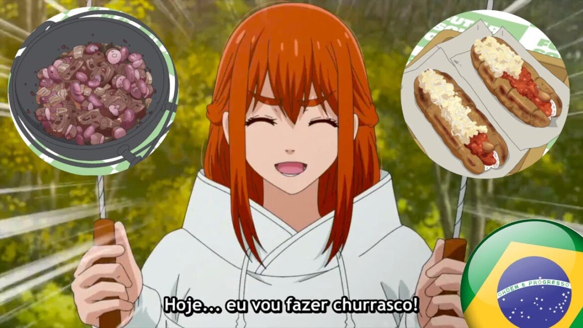 Ela fez comida Brasileira | Futari Solo Camp