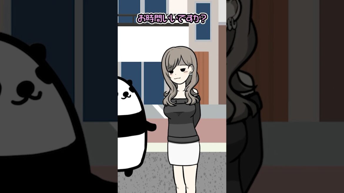 【意味怖】街頭アンケートする女【アニメ】 #テイペン #plottアニメ