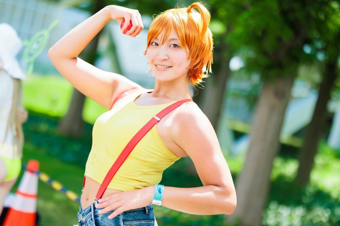 ショートパンツにこだわり！人妻筋トレ系YouTuber・nora『ポケモン』“ちょっとマッチョな”カスミコスプレ披露 - ふねぽ