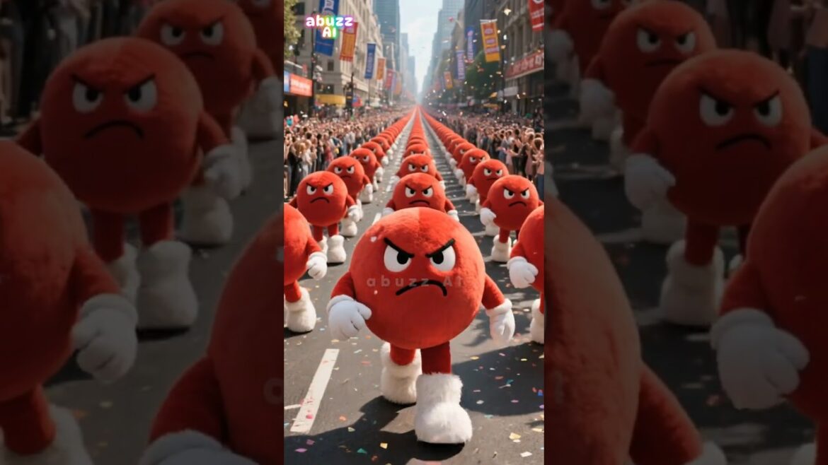 20 EMOJIS Take Over The City! 🤯 (This Parade Will Blow Your Mind) #emoji #shorts #viral #viralshorts
