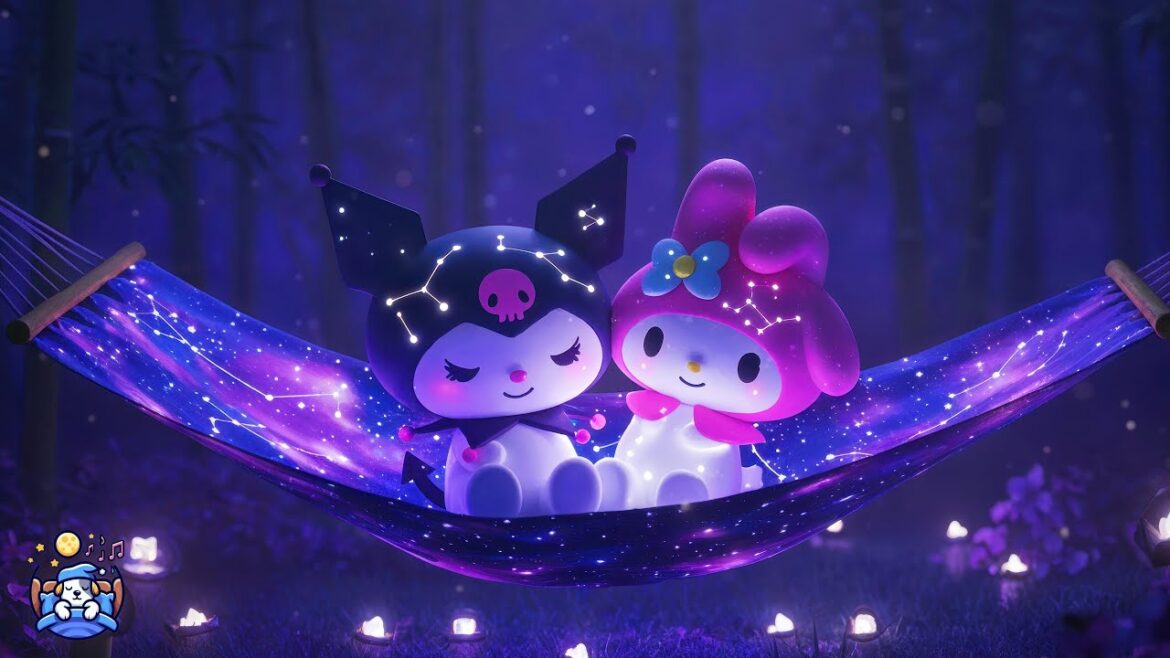 Soft Relaxing Piano with Kuromi & My Melody - Try Listening In 5 Minutes To Fall Into Deep Sleep