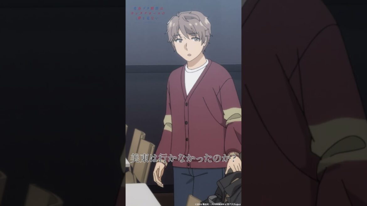 ……見えてたのか？｜アニメ『青春ブタ野郎はサンタクロースの夢を見ない』第11話｜#青ブタ #石川界人 #石見舞菜香 #アニメ #anime