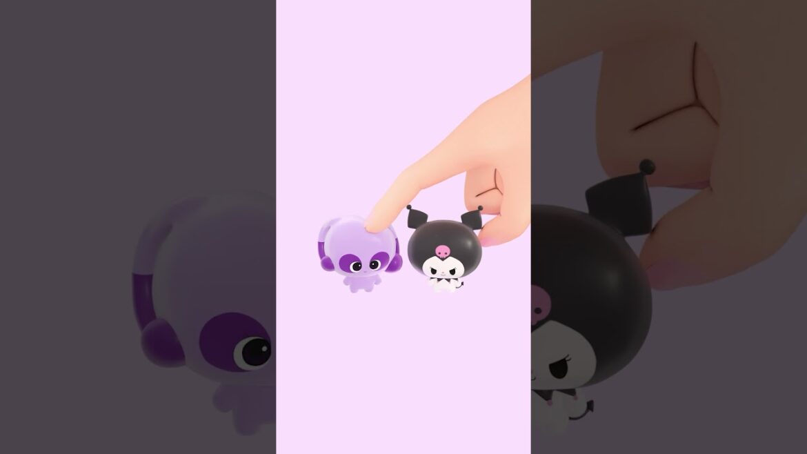 クロミちゃんのぷにるんずをぷにぷにしてみた　＃ぷにるんず #ぷにぷに #ぷに活 #アニメ #おもちゃ