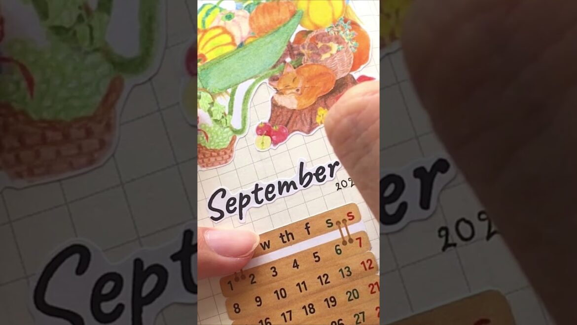 🌾9月バレットジャーナルセットアップ:収穫の秋|September Bullet Journal Setup: Harvest #手帳デコ #コラージュ #スケジュール帳 #bujo #shorts 🌾9月バレットジャーナルセットアップ:収穫の秋|September Bullet Journal Setup: Harvest #手帳デコ #コラージュ #スケジュール帳 #bujo #shorts