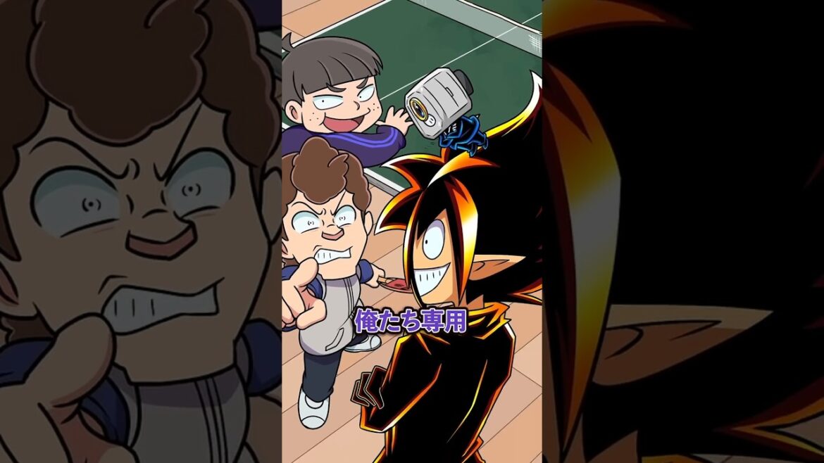 卓球台を独り占めするクソ男子の末路… #Plottアニメ 卓球台を独り占めするクソ男子の末路… #Plottアニメ