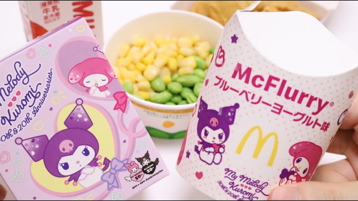 Mcdonald's Japan Collaborate with Sanrio My Melody & Kuromi