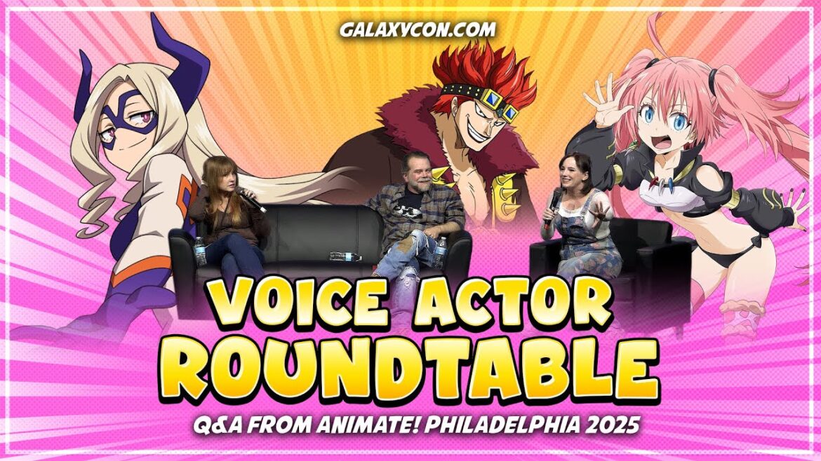 Voice Actor Roundtable Q&A | Animate! Philadelphia 2025