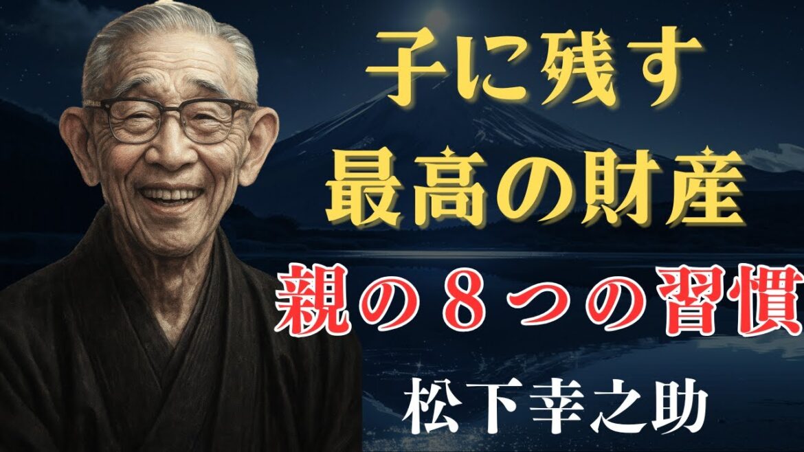 【99%の親が知らない】経営の神様・松下幸之助の最終結論。「億万の富」より子供を成功に導く親の８つの徳とは？