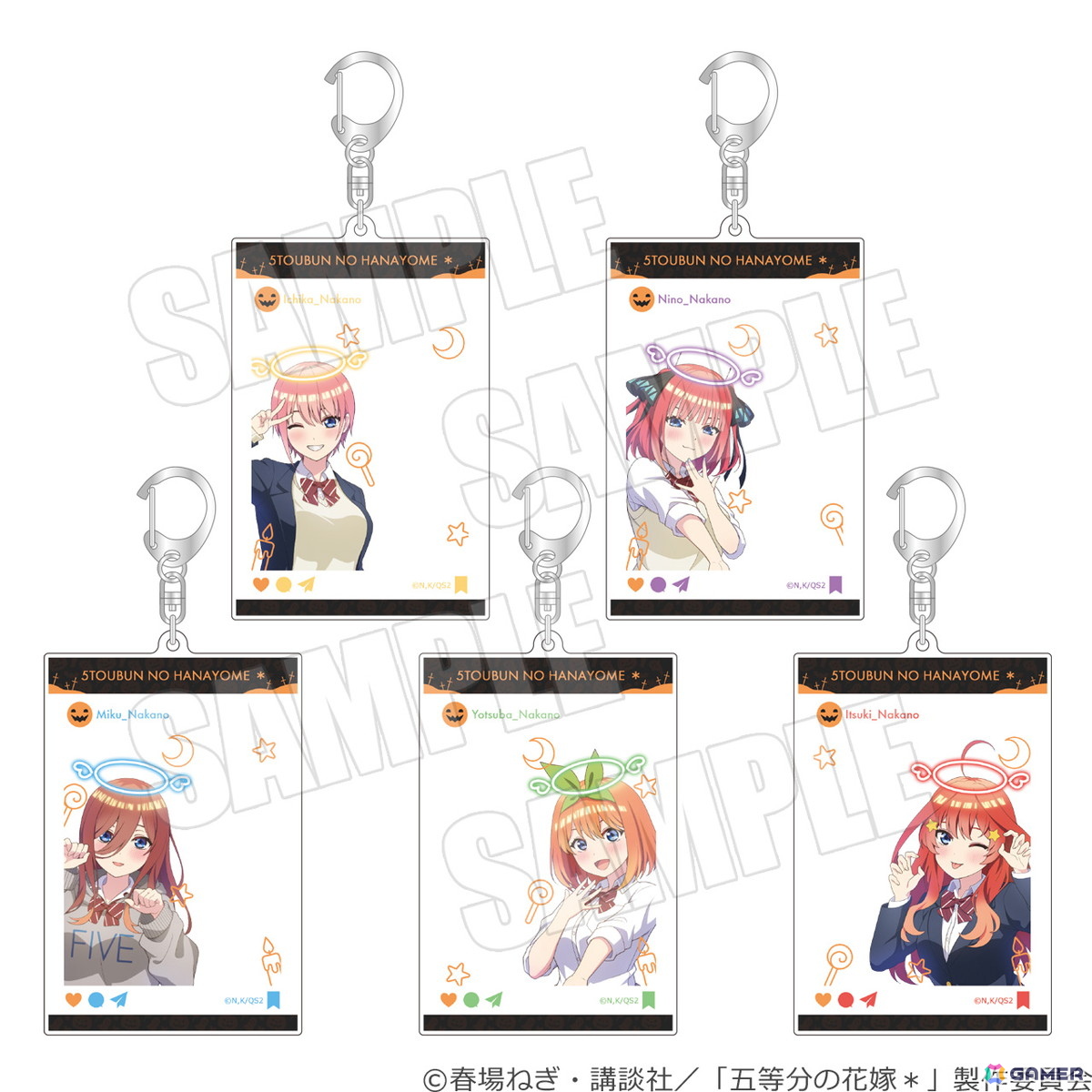 TVスペシャルアニメ「五等分の花嫁*」~Trick or Heart~ポップアップイベントが開催決定!ハロウィンを楽しむ五つ子が描き下ろしで登場の画像