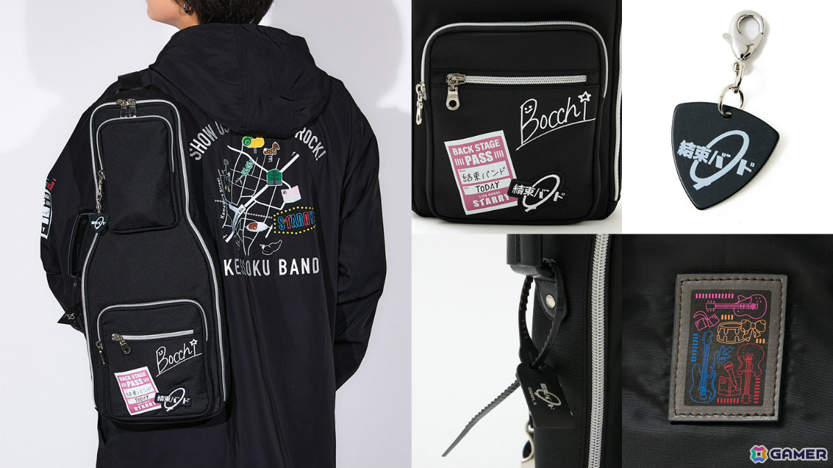 アニメ「ぼっち・ざ・ろっく!」ギターケース風ボディバッグや下北沢の地図をイメージしたアウター、ぼっちのサイン入りスニーカーが登場の画像