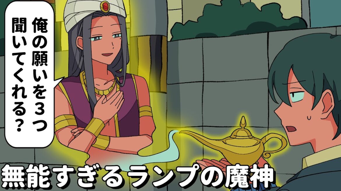 全然願い叶えてくれないランプの魔人【アニメコント】 #パラ高