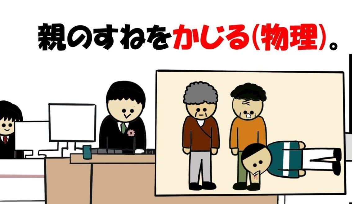 【アニメ】親のすねをかじる(物理)。