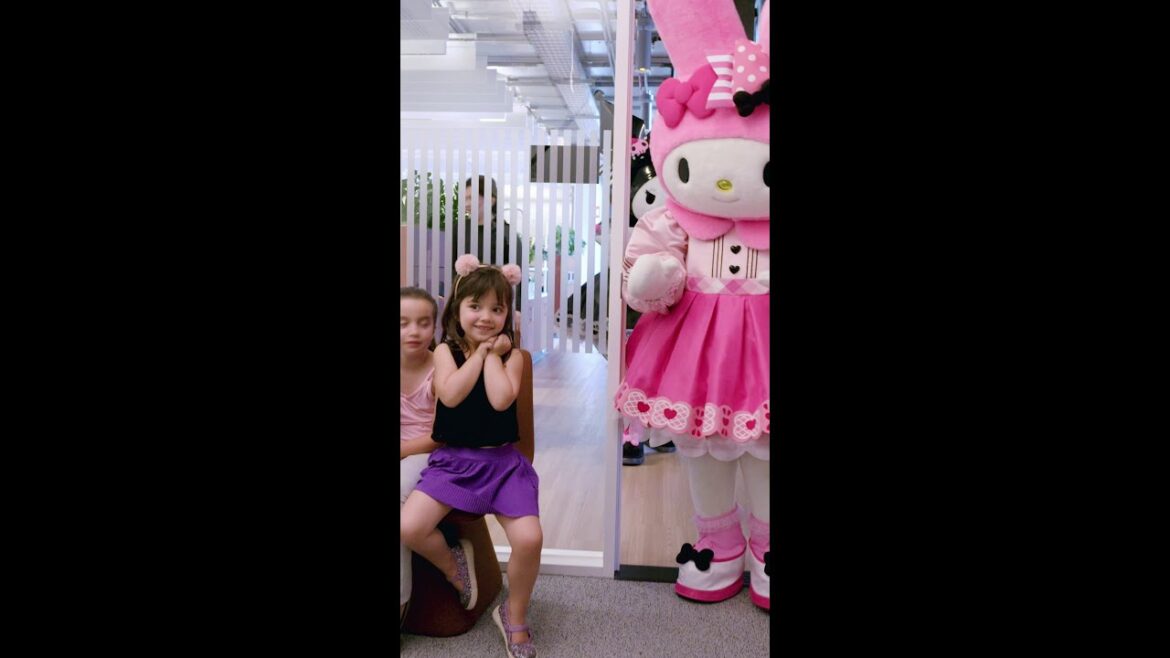 Three little fans meet My Melody & Kuromi IRL! 💖 My Melody & Kuromi, now playing on Netflix!