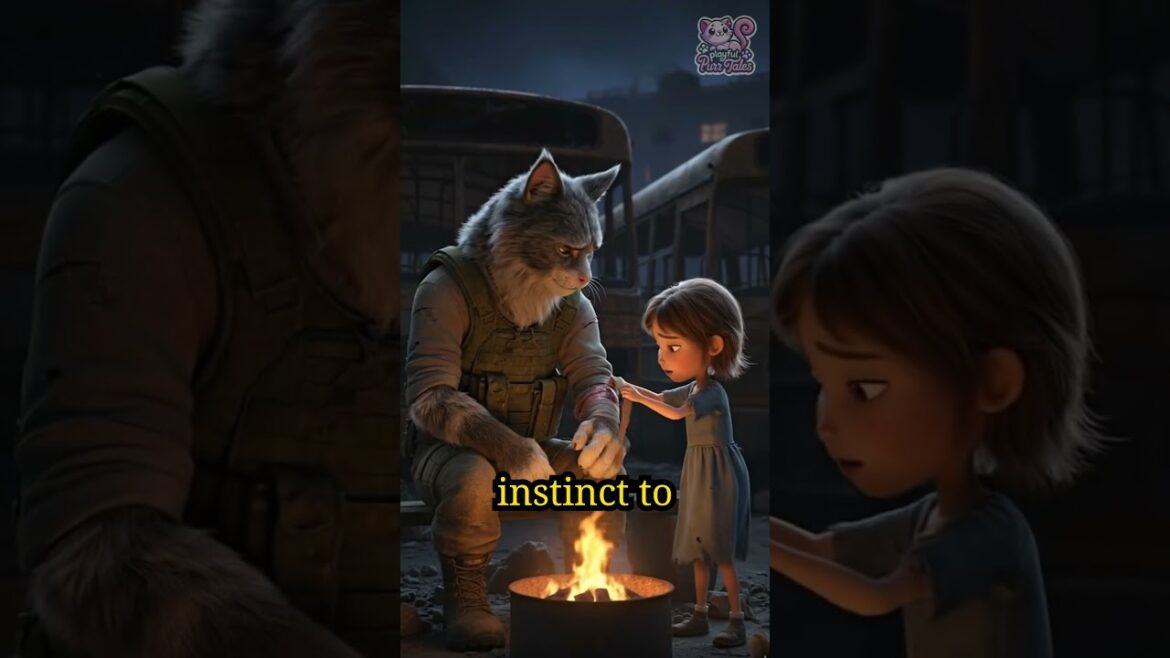 He Saved the Devil’s Daughter in a War-Torn City… 💥 #Animation #Action #Story