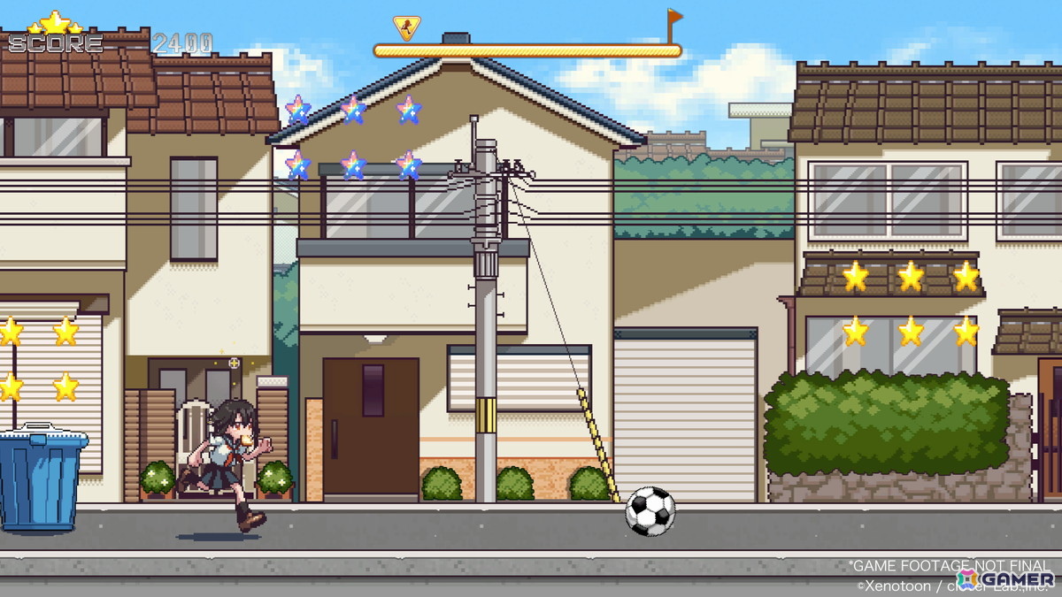 運命の出会いを求めてJKは走り続ける!激走JKアニメアクション「PIXEL DASH: Toast of Destiny」がSteamで10月31日に配信の画像